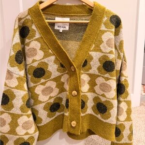 Rita Row Floral Women’s Cardigan Size L